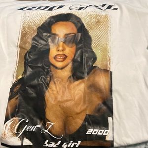 White,size xs,colors are white brown and black